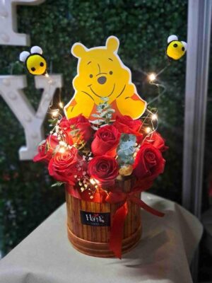 Box rosas Winnie Pooh 🧡🐻.