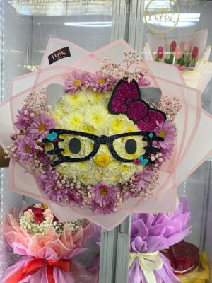 Hello Kitty con Lentes rosa 🌸🪻