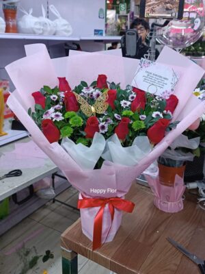 Ramo de 12 Rosas rojas 🌹