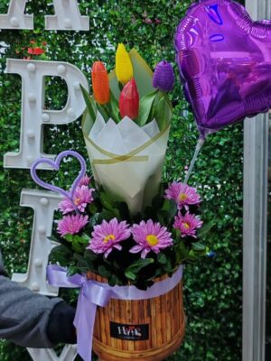 Box 4 Tulipanes surtidos 💐