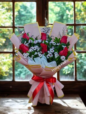 Ramo de 6 rosas