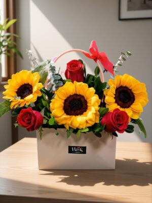 Cartera de Rosas y Girasoles 🌻