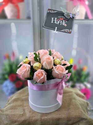 Box rosas con Ferreros 🩷