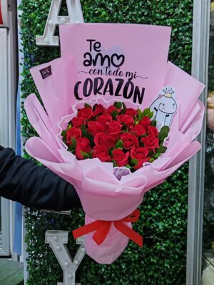 Ramo Love  de 20 rosas ❤️