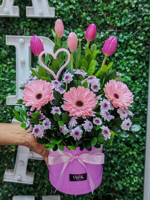 Box de 5 Tulipanes