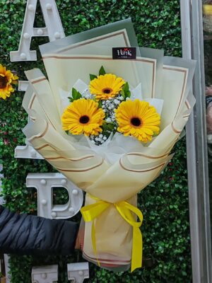 Ramo de Gerberas amarillas 💛