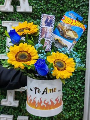 Box Rosas y Girasoles HOT WHEELS 🏁🏎️