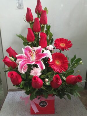 Box floral rojo ❤️