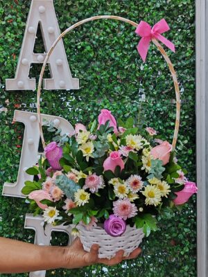 Canasta floral