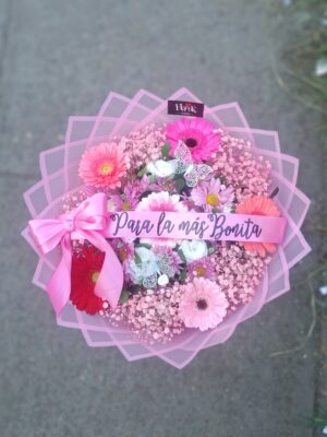 Ramo de Gerberas con liston