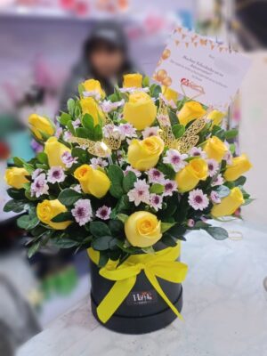 Box de Rosas amarillas