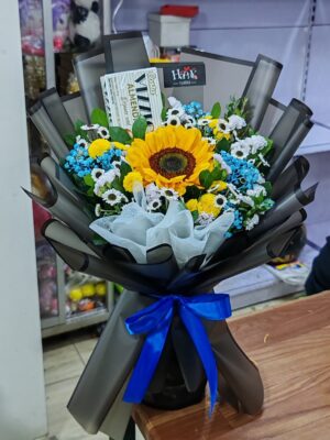 Ramo Girasol con chocolate Vizzio