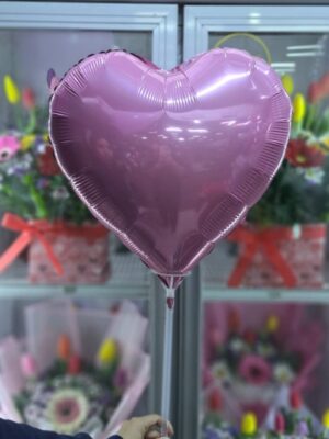 Globo Corazón Rosado