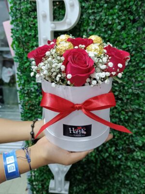 Box de Rosas y Ferrero