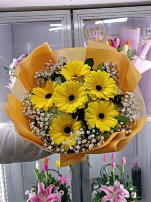 Ramo de Gerberas amarillas 🌼