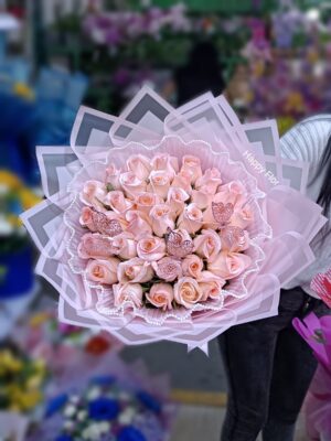 Buchón de 36 Rosas rosado 🩷