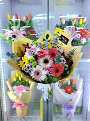 Ramo de Gerberas primaveral 🏵️🌼