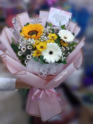 Ramo de Gerberas y Girasol