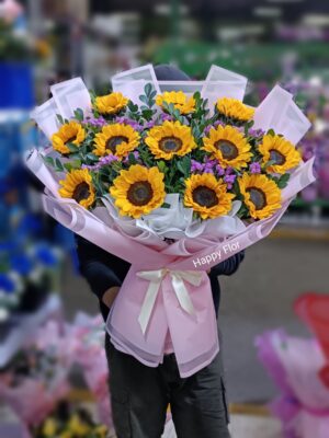 Ramo de 12 Girasoles