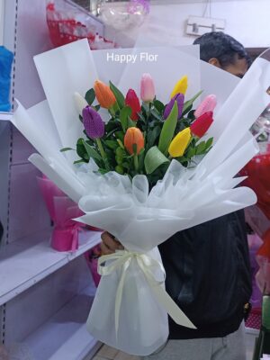 Ramo de 11 tulipanes 💐
