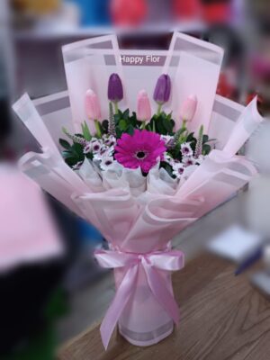 Ramo de 5 Tulipanes