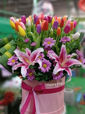 Box Premium de 30 Tulipanes