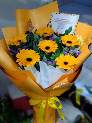 Ramo de 6 Gerberas 💛