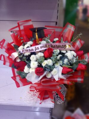 Ramo de rosas Graduación 🎓
