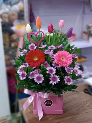 Box de 5 Tulipanes