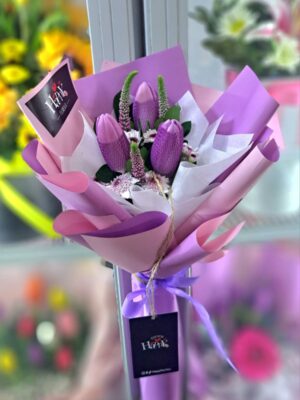 Ramo de 3 tulipanes