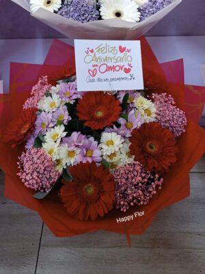 Ramo de Gerberas rojas ❤️