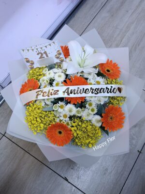 Ramo de Gerberas  🧡