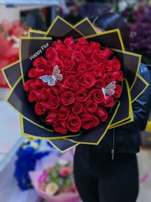 Buchón de 50 Rosas rojas ❤️