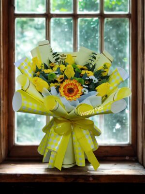 Ramo 6 rosas amarillas 💛