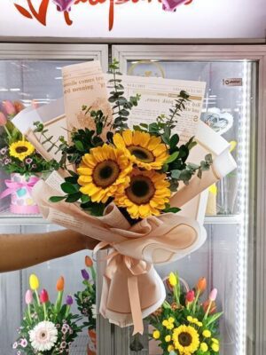 Ramo FELICIDAD de Girasoles