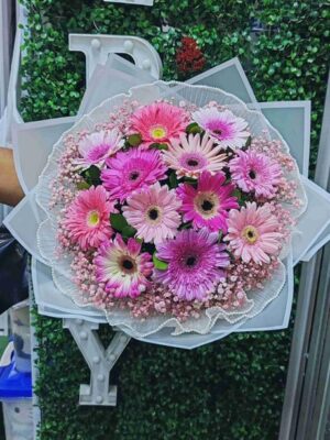 Ramo de Gerberas en tonos rosa 💞