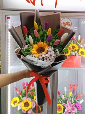Ramo de 10 Tulipanes