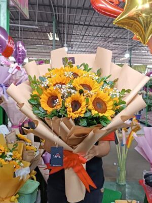Ramo de 12 Girasoles